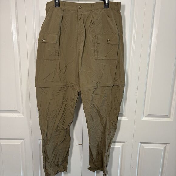 RailRiders Pants Mens L Nylon Convertible Zip Off Hiking Outdoor Trail Cargo - Picture 1 of 9
